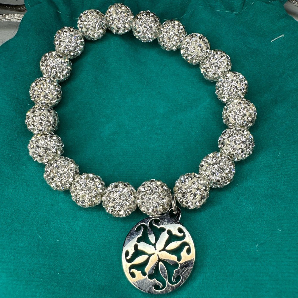 Rustic Cuff Emerson White Bracelet